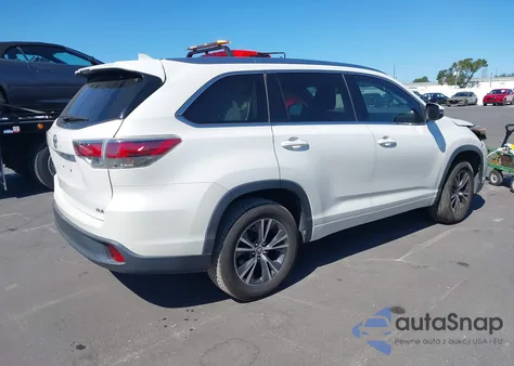 2016 Toyota Highlander Xle V6 from USA, damaged, VIN 5TDKKRFH5GS506306